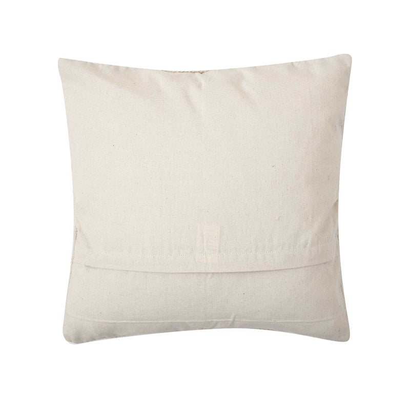 Red Earth REDEARTH Â· Tufted Throw Pillow Cushion Covers - Boho Textured Woven Decorative Cases Set for Couch - Sofa - Bed - Farmhouse - Chair - Patio - Outdoor - car - 100% Cotton (18x18 ; Natural) Pack of 2 - Image 4